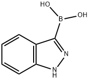 (1H-indazol-3-yl)boronic acid, 1310383-95-9, 结构式
