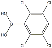 (2,3,5,6-tetrachlorophenyl)boronic acid Struktur