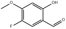 5-氟-2-羟基-4-甲氧基苯甲醛 结构式