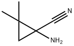 1-amino-2,2-dimethylcyclopropane-1-carbonitrile Structure