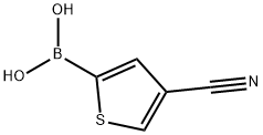(4-CYANOTHIOPHEN-2-YL)BORONIC ACID Structure