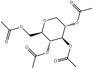 1-deoxy-D-glucose tetraacetate Structure
