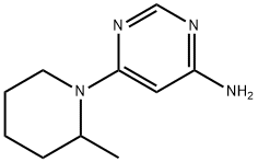 4-Amino-6-(2-methylpiperidin-1-yl)pyrimidine Structure