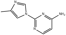 4-Amino-2-(4-methylimidazol-1-yl)pyrimidine 结构式