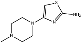 2-Amino-4-(N-methylpiperazin-1-yl)thiazole Struktur