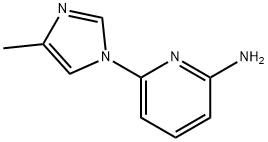 2-AMINO-6-(4-METHYLIMIDAZOL-1-YL)PYRIDINE,1314353-80-4,结构式