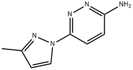 3-Amino-6-(3-methyl-1H-pyrazol-1-yl)pyridazine Structure