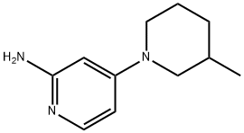 4-(3-METHYLPIPERIDIN-1-YL)PYRIDIN-2-AMINE Struktur