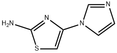 2-Amino-4-(imidazol-1-yl)thiazole 化学構造式