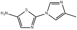 5-Amino-2-(4-methylimidazol-1-yl)thiazole Struktur