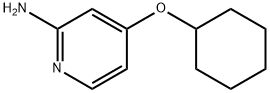 2-AMINO-4-(CYCLOHEXYLOXY)PYRIDINE 化学構造式