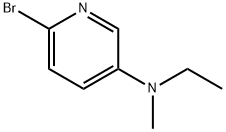 2-Bromo-5-(methylethylamino)pyridine Struktur