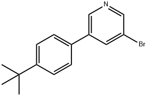 3-Bromo-5-(4-tert-butylphenyl)pyridine Structure