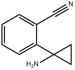 2-(1-Aminocyclopropyl)benzonitrile Structure