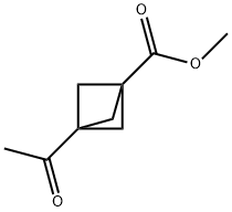 Methyl 3-acetylbicyclo[1.1.1]pentane-1-carboxylate Struktur