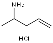 戊-4-烯-2-胺盐酸,1315366-25-6,结构式