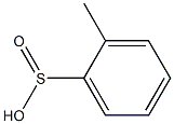 2-methylbenzenesulfinic acid Struktur