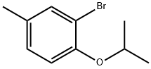 2-bromo-4-methyl-1-(propan-2-yloxy)benzene Struktur