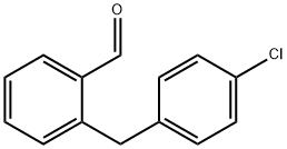 2-[(4-chlorophenyl)methyl]benzaldehyde Struktur