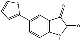 5-(2-噻吩基)靛红,132898-97-6,结构式