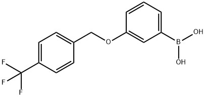 Boronic acid, B-[3-[[4-(trifluoromethyl)phenyl]methoxy]phenyl]-, 1333084-04-0, 结构式