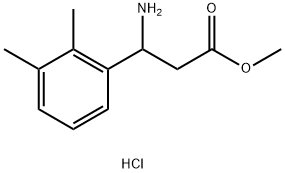 METHYL 3-AMINO-3-(2,3-DIMETHYLPHENYL)PROPANOATE HYDROCHLORIDE Structure