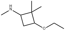 3-ethoxy-N,2,2-trimethylcyclobutan-1-amine Struktur