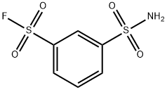 3-sulfamoylbenzene-1-sulfonyl fluoride Struktur