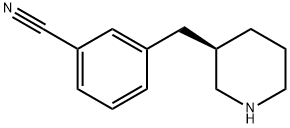 Benzonitrile, 3-[(3R)-3-piperidinylmethyl]|