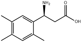 (3S)-3-AMINO-3-(2,4,5-TRIMETHYLPHENYL)PROPANOIC ACID Structure