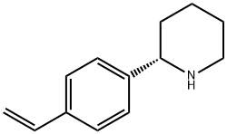 (2S)-2-(4-ETHENYLPHENYL)PIPERIDINE,1336671-75-0,结构式