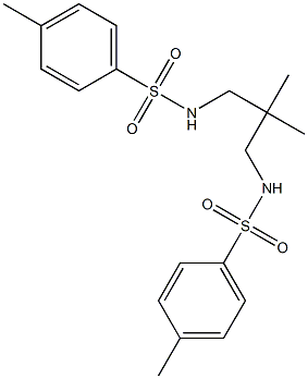 N-(2,2-dimethyl-3-{[(4-methylphenyl)sulfonyl]amino}propyl)-4-methylbenzenesulfonamide,133701-09-4,结构式