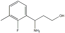 1337338-56-3 3-AMINO-3-(2-FLUORO-3-METHYLPHENYL)PROPAN-1-OL