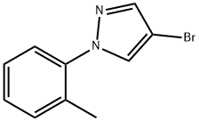 4-Bromo-1-(2-methylphenyl)pyrazole Structure