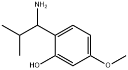 2-(1-AMINO-2-METHYLPROPYL)-5-METHOXYPHENOL Struktur