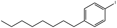 4-N-OCTYLIODOBENZENE 化学構造式