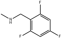 METHYL[(2,4,6-TRIFLUOROPHENYL)METHYL]AMINE Structure