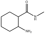 2-氨基-N-甲基环己烷-1-甲酰胺 结构式