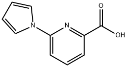 2-Pyridinecarboxylic acid, 6-(1H-pyrrol-1-yl)- Struktur