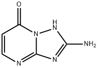 2-amino-4H,7H-[1,2,4]triazolo[1,5-a]pyrimidin-7-one Struktur