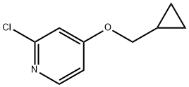 2-chloro-4-(cyclopropylmethoxy)pyridine Structure