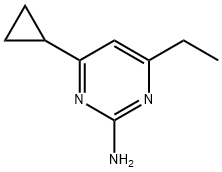 4-cyclopropyl-6-ethylpyrimidin-2-amine Structure