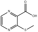 3-(methylthio)pyrazine-2-carboxylic acid Structure