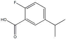 2-fluoro-5-(propan-2-yl)benzoic acid Struktur