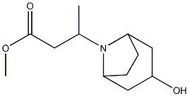 3-{3-羟基-8-氮杂双环[3.2.1]辛-8-基}丁酸甲酯,1342122-46-6,结构式
