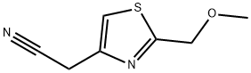 2-[2-(methoxymethyl)-1,3-thiazol-4-yl]acetonitrile Structure