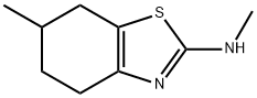 N,6-dimethyl-4,5,6,7-tetrahydro-1,3-benzothiazol-2-amine Struktur