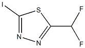 2-(difluoromethyl)-5-iodo-1,3,4-thiadiazole Structure