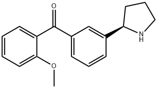 1344420-95-6 3-((2R)Pyrrolidin-2-yl)phenyl 2-methoxyphenyl ketone