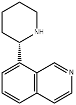 8-[(2S)-piperidin-2-yl]isoquinoline 结构式